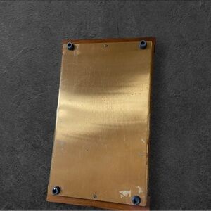 Wood & copper tray 16x 10.5